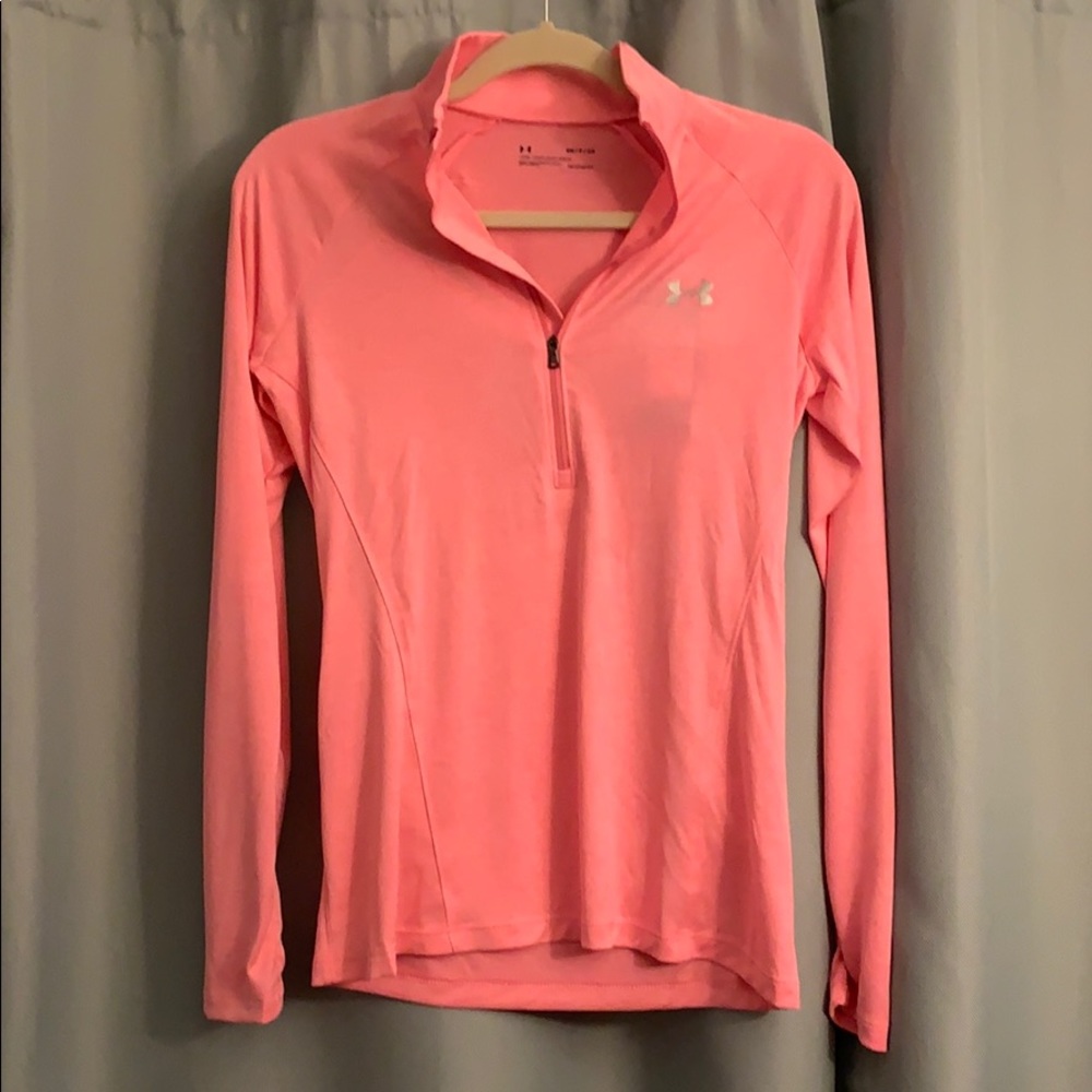 UA Half Zip Long Sleeve Tee